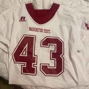 Washington State Football jersey.